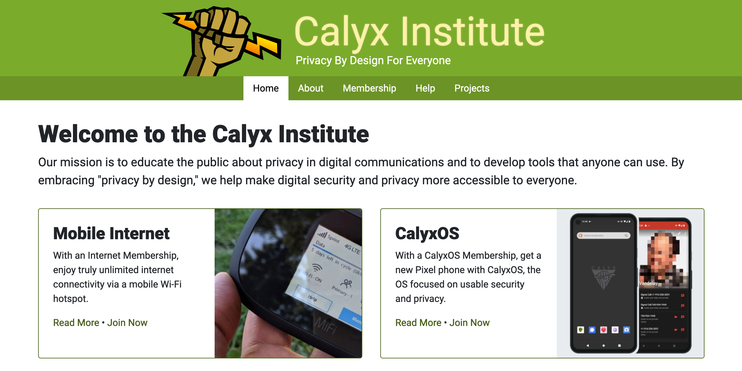 Calyx Institute